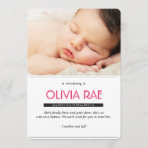 Baby in zwart, wit en roze