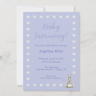 Baby Incoming Baby Shower Invitation Kaart