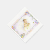 Baby infant baptism christening design servetten (Hoek)