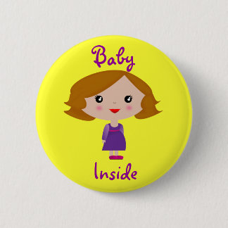 Baby Inside Ronde Button 5,7 Cm