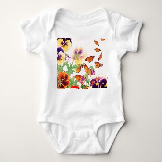 BABY INSTANTIE VOOR MEISPANSIES EN BUTTERFLIES ROMPER (Voorkant)