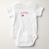 BABY INSTANTIE VOOR MEISPANSIES EN BUTTERFLIES ROMPER (Achterkant)
