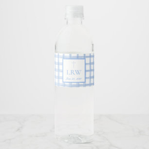 Baby Inwijding/Doopsel Viering Bord Waterfles Etiket