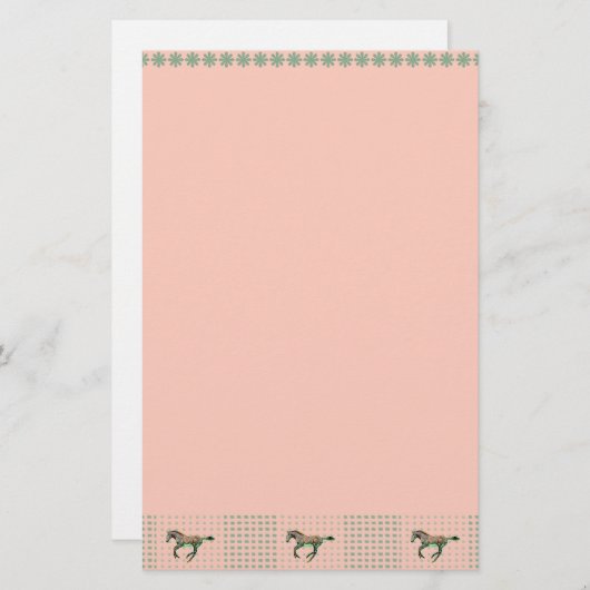  Baby inzake groene controles Briefpapier (Voorkant / Achterkant)