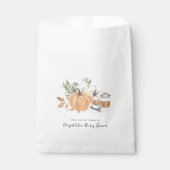 Baby is aan het brouwen | Autumn Coffee Baby showe Bedankzakje (Voorkant)