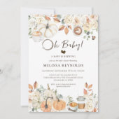 Baby is aan het brouwen | Autumn Coffee Baby showe Kaart (Voorkant)