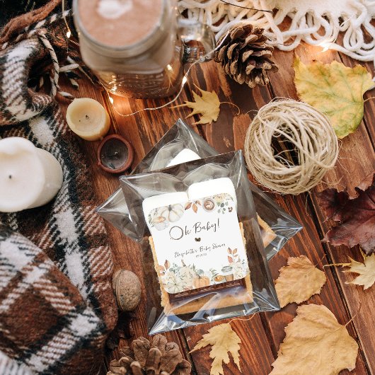 Baby is aan het brouwen | Autumn Coffee Baby showe Vierkante Sticker