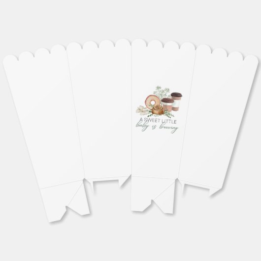 Baby is aan het brouwen bedankdoosjes (Ongevouwen)