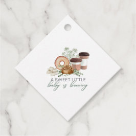 Baby is aan het brouwen bedankjes labels