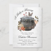 Baby is aan het brouwen | Leuk Halloween Stijl Bab Kaart (Voorkant)