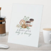 Baby is aan het brouwen reclamebord met voetstuk (Insitu)