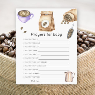 Baby is aan het koffie zetten Gebeden voor baby