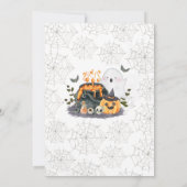 Baby is Baby shower aan het brouwen Kaart (Achterkant)