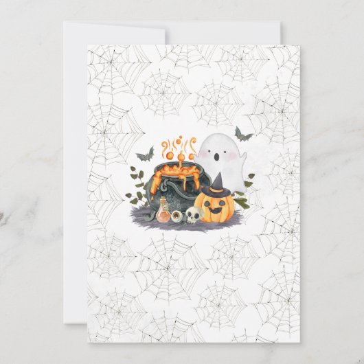 Baby is Baby shower aan het brouwen Kaart (Achterkant)