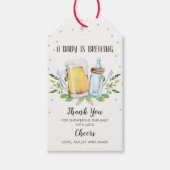 Baby is Baby shower Breedte Dank u Label Greenery Cadeaulabel (Voorkant)