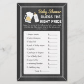 Baby is Baby shower Breuken Raad Prijsspel Flyer (Voorkant)