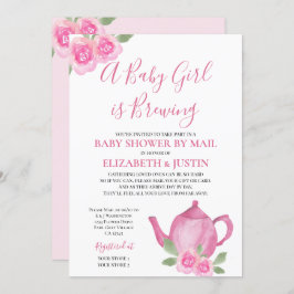 Baby is Baby shower van de Roze Teapot van de Bree Kaart
