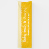 Baby is Banner voor de Decoratie Banner voor Brewk (Verticaal)