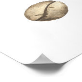 Baby is bezig met het opzetten van Welcome Coffee  Poster (Hoek)