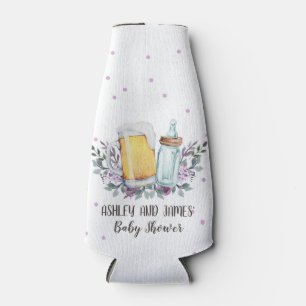 Baby is Breedkauwflesje Baby shower Flesjeskoeler