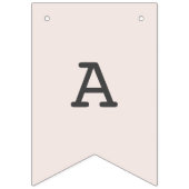 Baby is brei | Baby shower Tea Party Vlaggetjes (Tweede vlag)