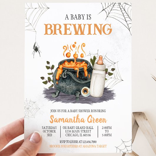 Baby is Brewing Baby Borrel Kaart