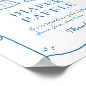 Baby is Brewing Baby Shower Diaper Raffle Game Poster (Hoek)