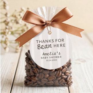 Baby is Brewing Bedankt Baby Shower Bedankjes Labels