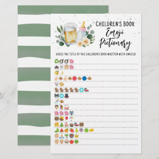Baby Is Brewing Children's Book Emoji Pictionary