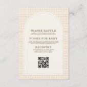 Baby is Brewing Coffee All in One Baby Shower Kaart (Achterkant)