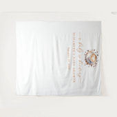 Baby is Brewing Coffee Baby shower Achtergrond Wandkleed (Voorkant (horizontaal))