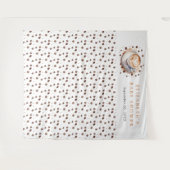 Baby is Brewing Coffee Baby shower Achtergrond Wandkleed (Voorkant (horizontaal))