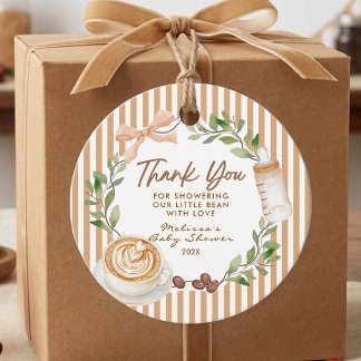 Baby Is Brewing Coffee Baby Shower Bedankt Bedankjes Labels