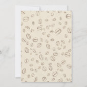 Baby is Brewing Coffee Baby Shower  Kaart (Achterkant)