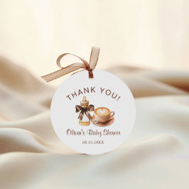 Baby Is Brewing Coffee Baby Shower Thank You Bedankjes Labels