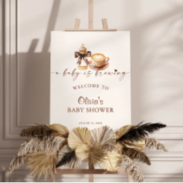 Baby Is Brewing Coffee Baby Shower Welcome