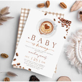 Baby Is Brewing Coffee Bean Baby Shower Kaart