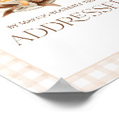 Baby is Brewing Coffee Bean Theme Baby Shower Bar Poster (Hoek)