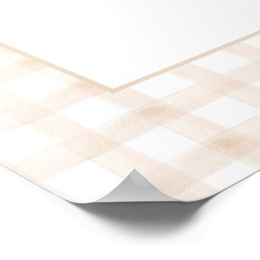 Baby is Brewing Coffee Bean Theme Baby Shower Poster (Hoek)