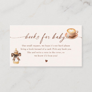 Baby Is Brewing Coffee Books For Baby Informatiekaartje