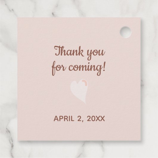 Baby is Brewing Coffee Brunch Baby shower Sprinkle Bedankjes Labels (Achterkant)