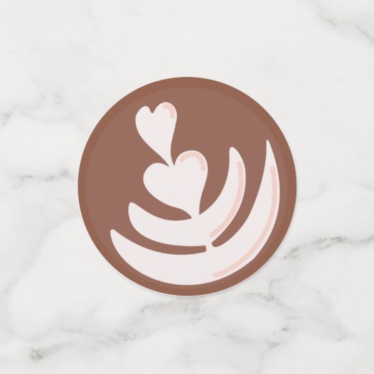 Baby is Brewing Coffee Brunch Baby shower Sprinkle Confetti (Kleine voorkant)