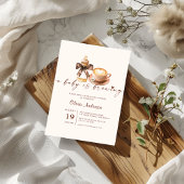 Baby Is Brewing Coffee Gender Neutral Baby Shower Kaart