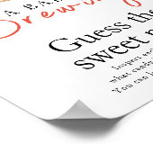 Baby is brewing coffee Guess the sweet mess Poster (Hoek)