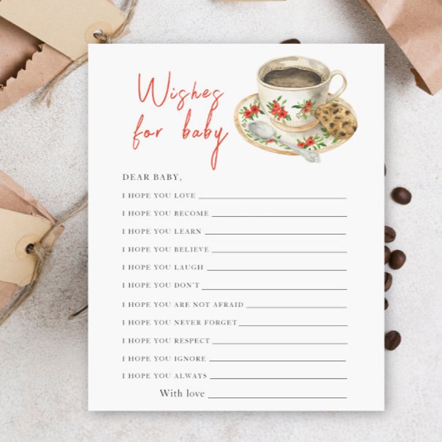 Baby is brewing coffee - wishes for baby (Creator heeft geüpload)