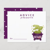 Baby Is Brewing Halloween Advies voor Moeder Kaart (Voorkant / Achterkant)