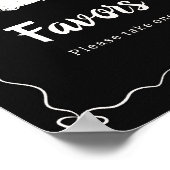 Baby is Brewing Halloween Favor Bordje Poster (Hoek)