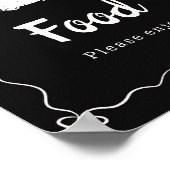 Baby is Brewing Halloween Voedsel Bord Poster (Hoek)