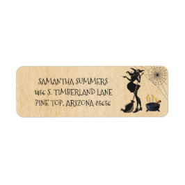 Baby is Brewing Halloween Witch Baby shower Etiket