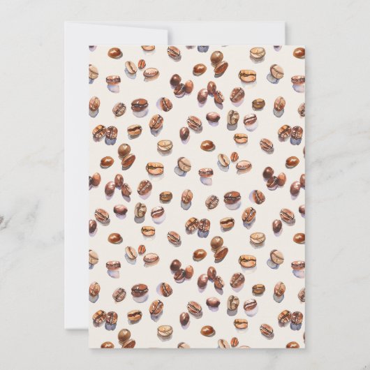 Baby Is Brewing Koffie Baby Shower | Bewerkbaar Kaart (Achterkant)